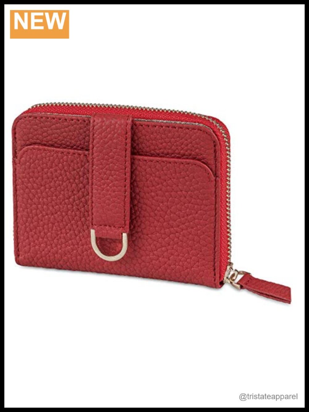 Vaultskin BELGRAVIA Small Zip Around Wallet for Women, Leather, RFID